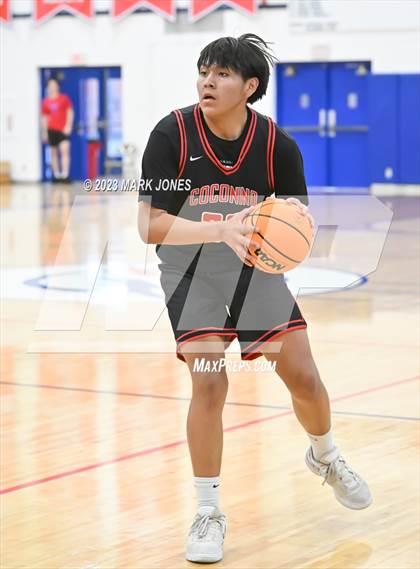 Thumbnail 1 in Kellis vs. Coconino (Moon Valley Beyond Basketball Thanksgiving Tournament) photogallery.