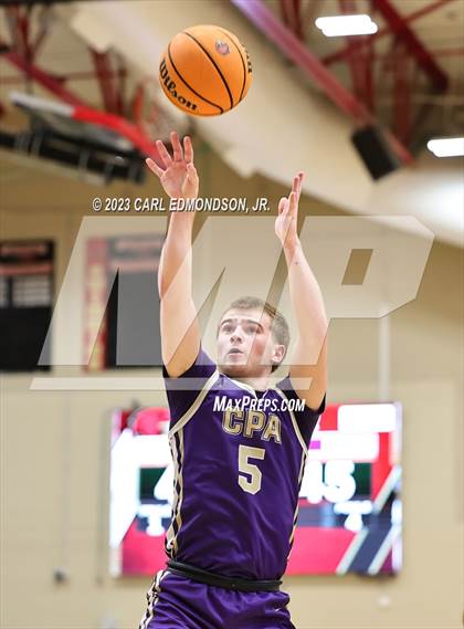 Thumbnail 1 in Christ Presbyterian Academy vs. Goodpasture Christian photogallery.