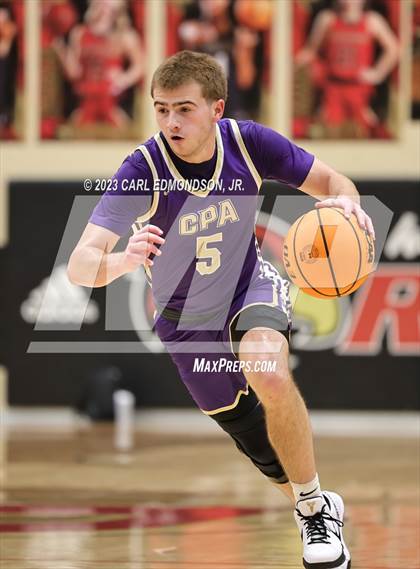 Thumbnail 3 in Christ Presbyterian Academy vs. Goodpasture Christian photogallery.