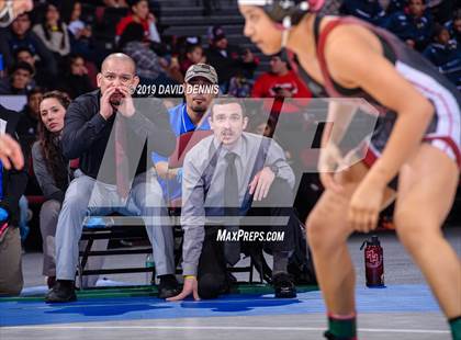 Thumbnail 2 in CIF State Girls Wrestling Championships (Finals) photogallery.