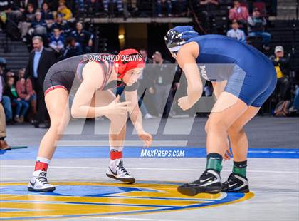 Thumbnail 2 in CIF State Girls Wrestling Championships (Finals) photogallery.