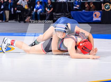Thumbnail 1 in CIF State Girls Wrestling Championships (Finals) photogallery.
