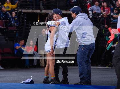 Thumbnail 3 in CIF State Girls Wrestling Championships (Finals) photogallery.