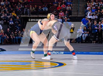 Thumbnail 2 in CIF State Girls Wrestling Championships (Finals) photogallery.
