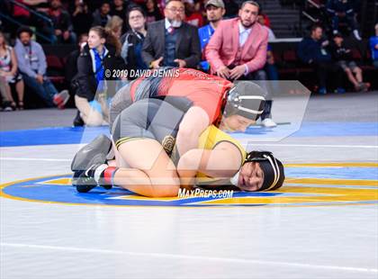Thumbnail 1 in CIF State Girls Wrestling Championships (Finals) photogallery.