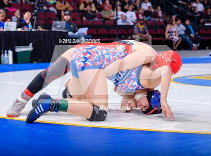 Thumbnail 2 in CIF State Girls Wrestling Championships (Finals) photogallery.