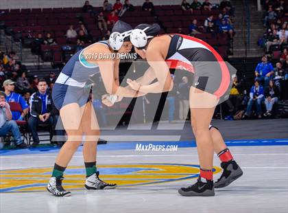 Thumbnail 3 in CIF State Girls Wrestling Championships (Finals) photogallery.