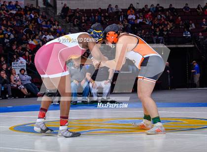 Thumbnail 1 in CIF State Girls Wrestling Championships (Finals) photogallery.