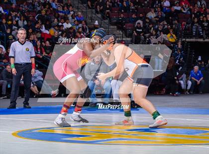 Thumbnail 3 in CIF State Girls Wrestling Championships (Finals) photogallery.