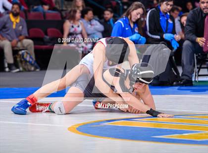 Thumbnail 2 in CIF State Girls Wrestling Championships (Finals) photogallery.