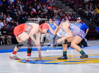 Thumbnail 3 in CIF State Girls Wrestling Championships (Finals) photogallery.