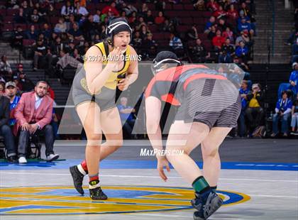 Thumbnail 2 in CIF State Girls Wrestling Championships (Finals) photogallery.