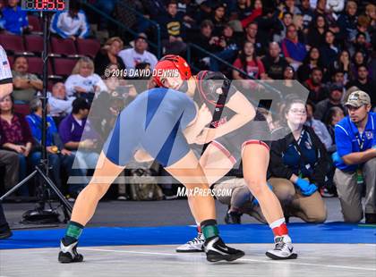 Thumbnail 3 in CIF State Girls Wrestling Championships (Finals) photogallery.