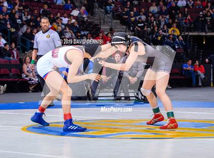 Thumbnail 2 in CIF State Girls Wrestling Championships (Finals) photogallery.