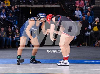 Thumbnail 3 in CIF State Girls Wrestling Championships (Finals) photogallery.