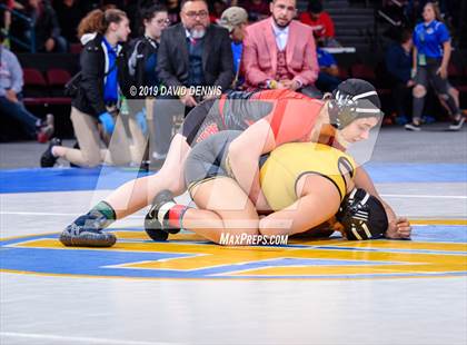 Thumbnail 2 in CIF State Girls Wrestling Championships (Finals) photogallery.