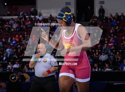 Thumbnail 3 in CIF State Girls Wrestling Championships (Finals) photogallery.