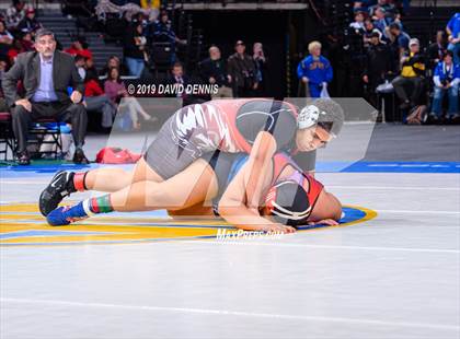 Thumbnail 3 in CIF State Girls Wrestling Championships (Finals) photogallery.