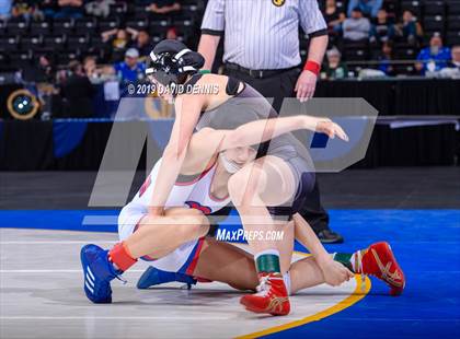 Thumbnail 3 in CIF State Girls Wrestling Championships (Finals) photogallery.