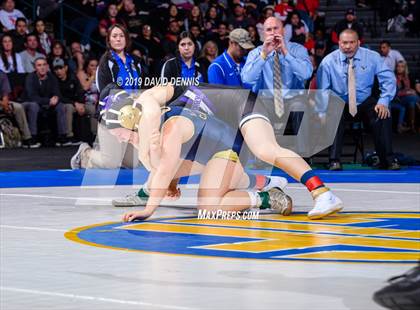 Thumbnail 3 in CIF State Girls Wrestling Championships (Finals) photogallery.