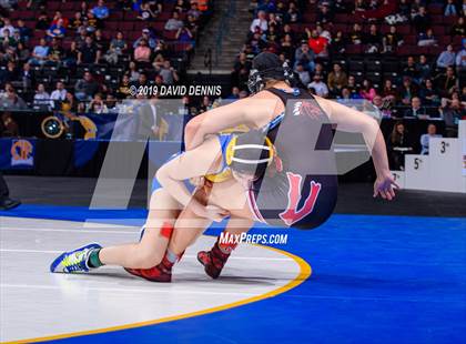 Thumbnail 3 in CIF State Girls Wrestling Championships (Finals) photogallery.
