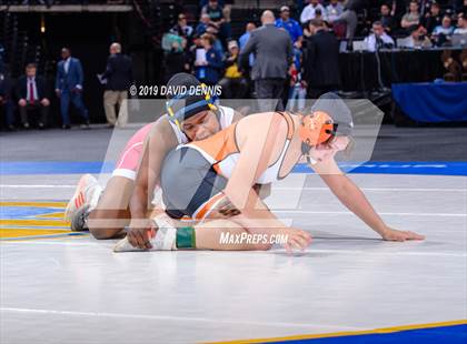 Thumbnail 3 in CIF State Girls Wrestling Championships (Finals) photogallery.