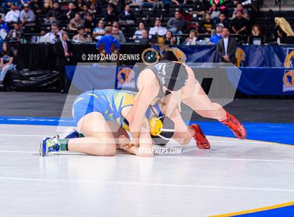 Thumbnail 2 in CIF State Girls Wrestling Championships (Finals) photogallery.