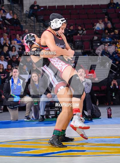 Thumbnail 1 in CIF State Girls Wrestling Championships (Finals) photogallery.