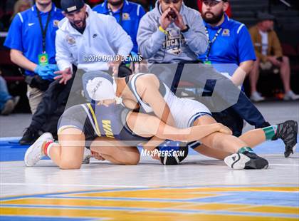 Thumbnail 3 in CIF State Girls Wrestling Championships (Finals) photogallery.