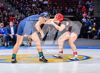 Thumbnail 2 in CIF State Girls Wrestling Championships (Finals) photogallery.