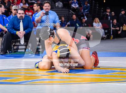 Thumbnail 3 in CIF State Girls Wrestling Championships (Finals) photogallery.