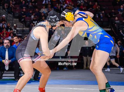 Thumbnail 3 in CIF State Girls Wrestling Championships (Finals) photogallery.