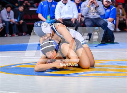 Thumbnail 2 in CIF State Girls Wrestling Championships (Finals) photogallery.