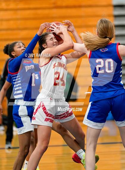 Thumbnail 3 in Christian Brothers vs. St. Francis (Valley High Tournament) photogallery.