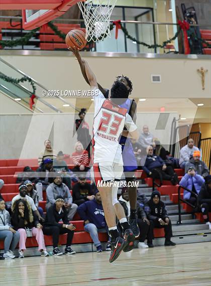 Thumbnail 3 in Eagle Academy vs Half Hollow Hills East (Gary Charles Hoop Classic) photogallery.