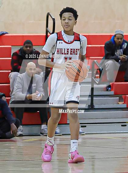 Thumbnail 3 in Eagle Academy vs Half Hollow Hills East (Gary Charles Hoop Classic) photogallery.