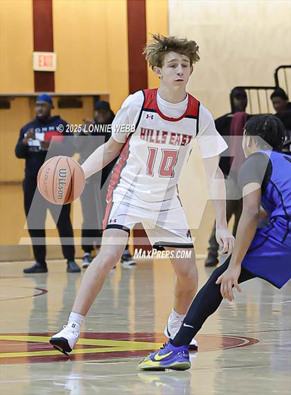 Thumbnail 3 in Eagle Academy vs Half Hollow Hills East (Gary Charles Hoop Classic) photogallery.