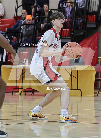 Thumbnail 2 in Eagle Academy vs Half Hollow Hills East (Gary Charles Hoop Classic) photogallery.