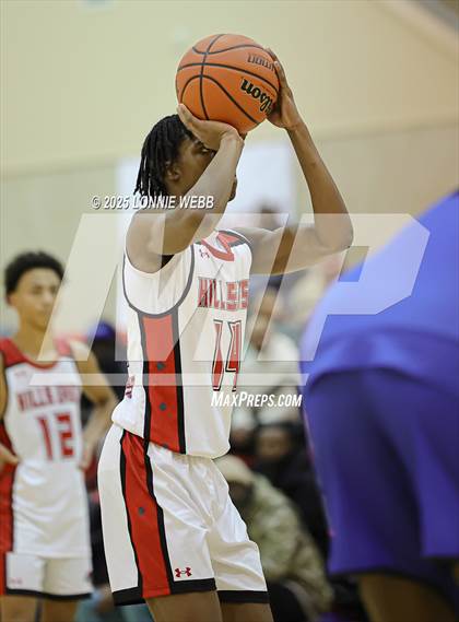 Thumbnail 3 in Eagle Academy vs Half Hollow Hills East (Gary Charles Hoop Classic) photogallery.
