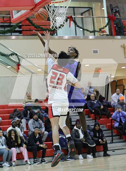 Thumbnail 1 in Eagle Academy vs Half Hollow Hills East (Gary Charles Hoop Classic) photogallery.