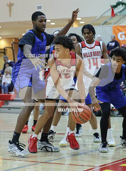 Thumbnail 1 in Eagle Academy vs Half Hollow Hills East (Gary Charles Hoop Classic) photogallery.