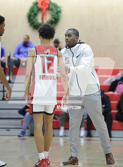 Thumbnail 3 in Eagle Academy vs Half Hollow Hills East (Gary Charles Hoop Classic) photogallery.