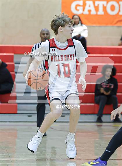 Thumbnail 2 in Eagle Academy vs Half Hollow Hills East (Gary Charles Hoop Classic) photogallery.