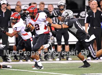 Thumbnail 1 in Cedar Hill vs. Guyer (Kirk Herbstreit National Kickoff Classic) photogallery.