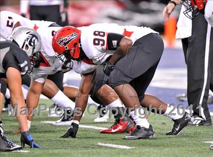 Thumbnail 1 in Cedar Hill vs. Guyer (Kirk Herbstreit National Kickoff Classic) photogallery.