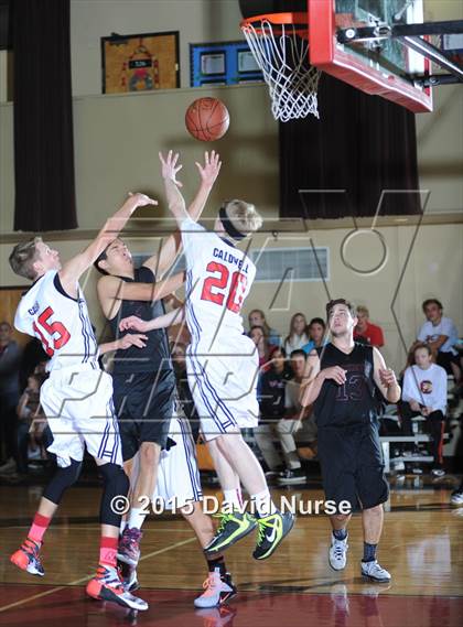 Thumbnail 3 in Santa Clarita Christian vs. Albert Einstein Academy (Santa Clarita Christian Tournament) photogallery.