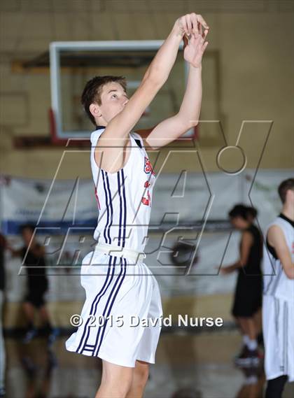 Thumbnail 3 in Santa Clarita Christian vs. Albert Einstein Academy (Santa Clarita Christian Tournament) photogallery.