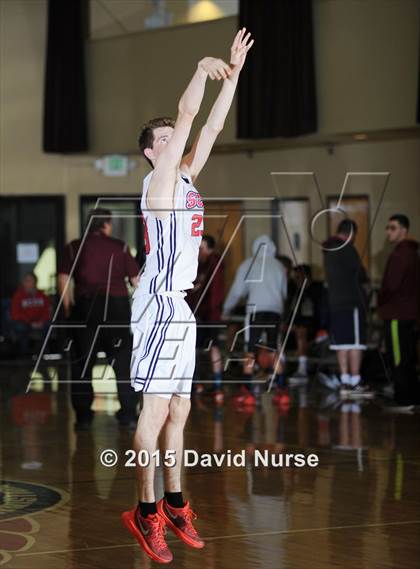 Thumbnail 2 in Santa Clarita Christian vs. Albert Einstein Academy (Santa Clarita Christian Tournament) photogallery.