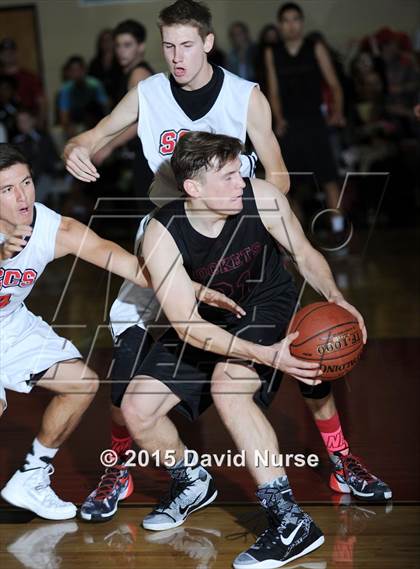 Thumbnail 3 in Santa Clarita Christian vs. Albert Einstein Academy (Santa Clarita Christian Tournament) photogallery.