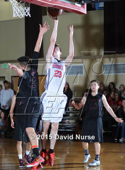 Thumbnail 1 in Santa Clarita Christian vs. Albert Einstein Academy (Santa Clarita Christian Tournament) photogallery.
